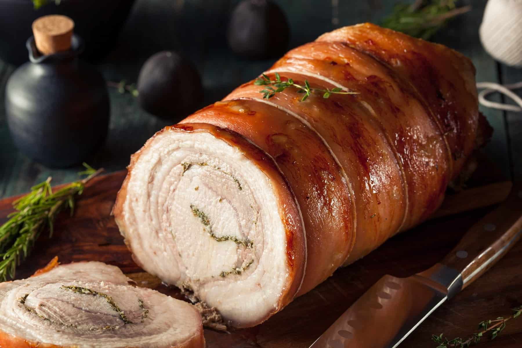 Homemade Rolled Porchetta Roast