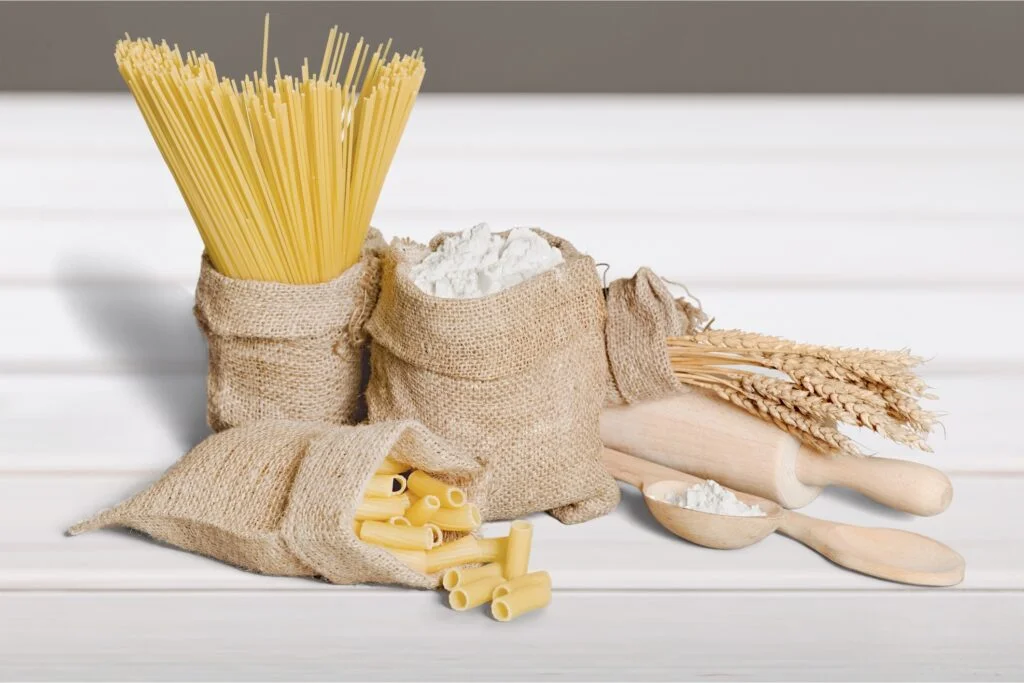 Pasta and flour