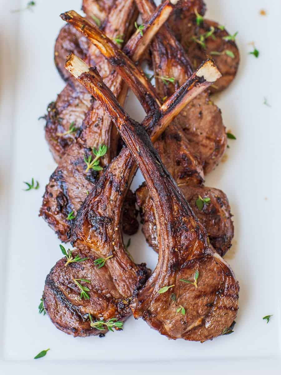 Garlic-Herb-Grilled-Lamb-Chops