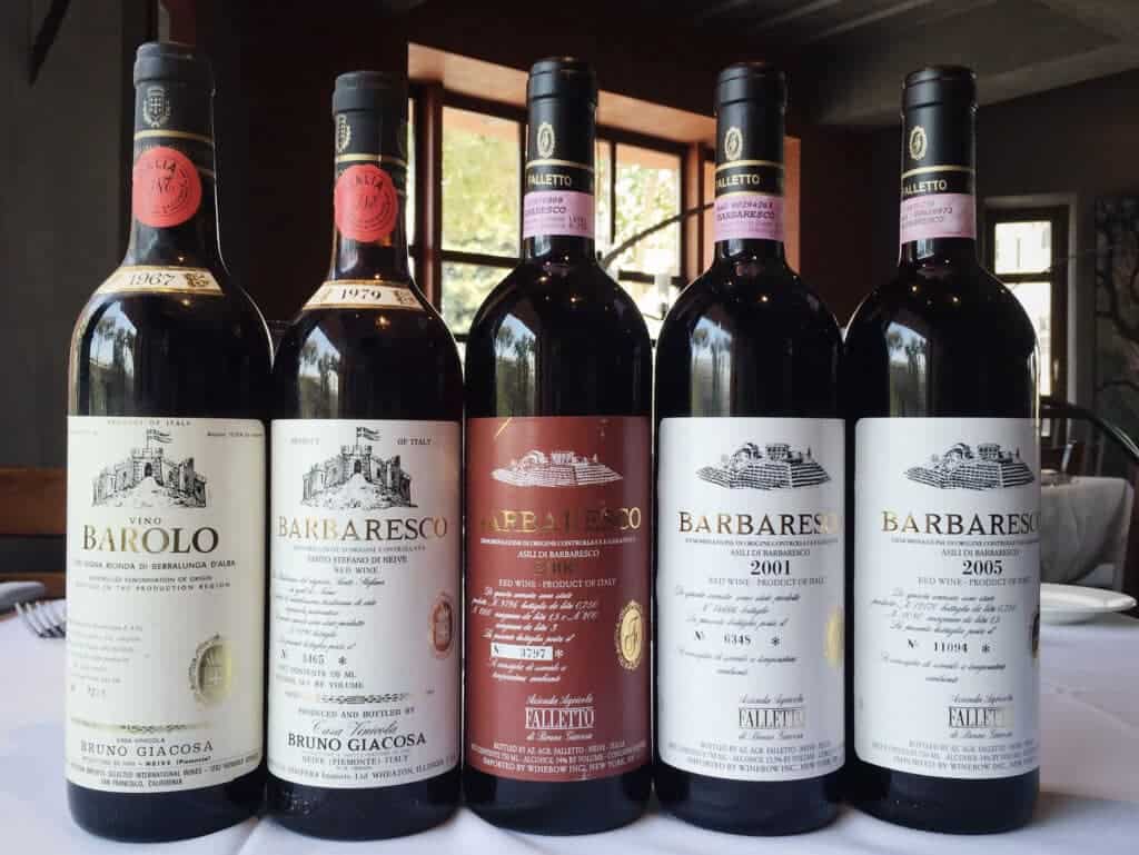 Bruno Giacosa vinsamling