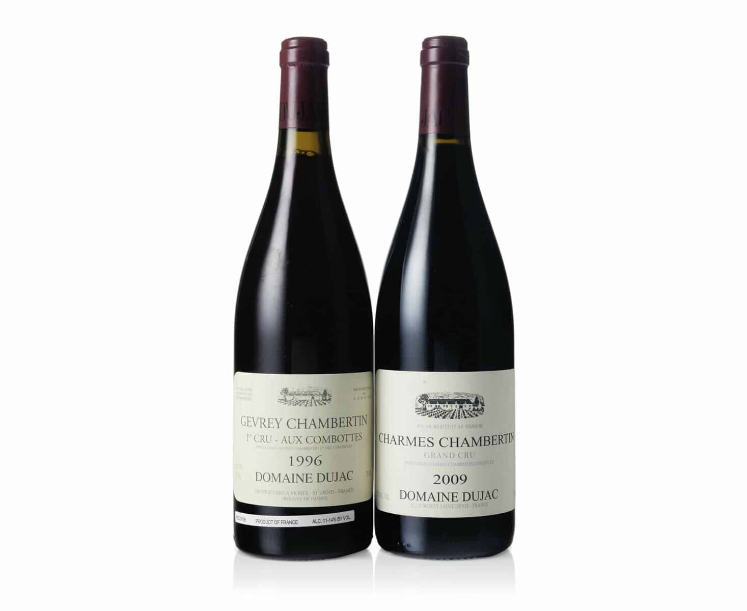 Alle Bourgogne topvine.. Gevrey Chambertin og Charmes Chambertin topvine