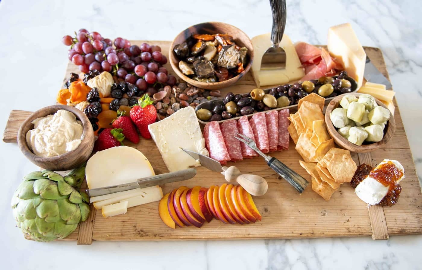 Mediterranean Cheese Board