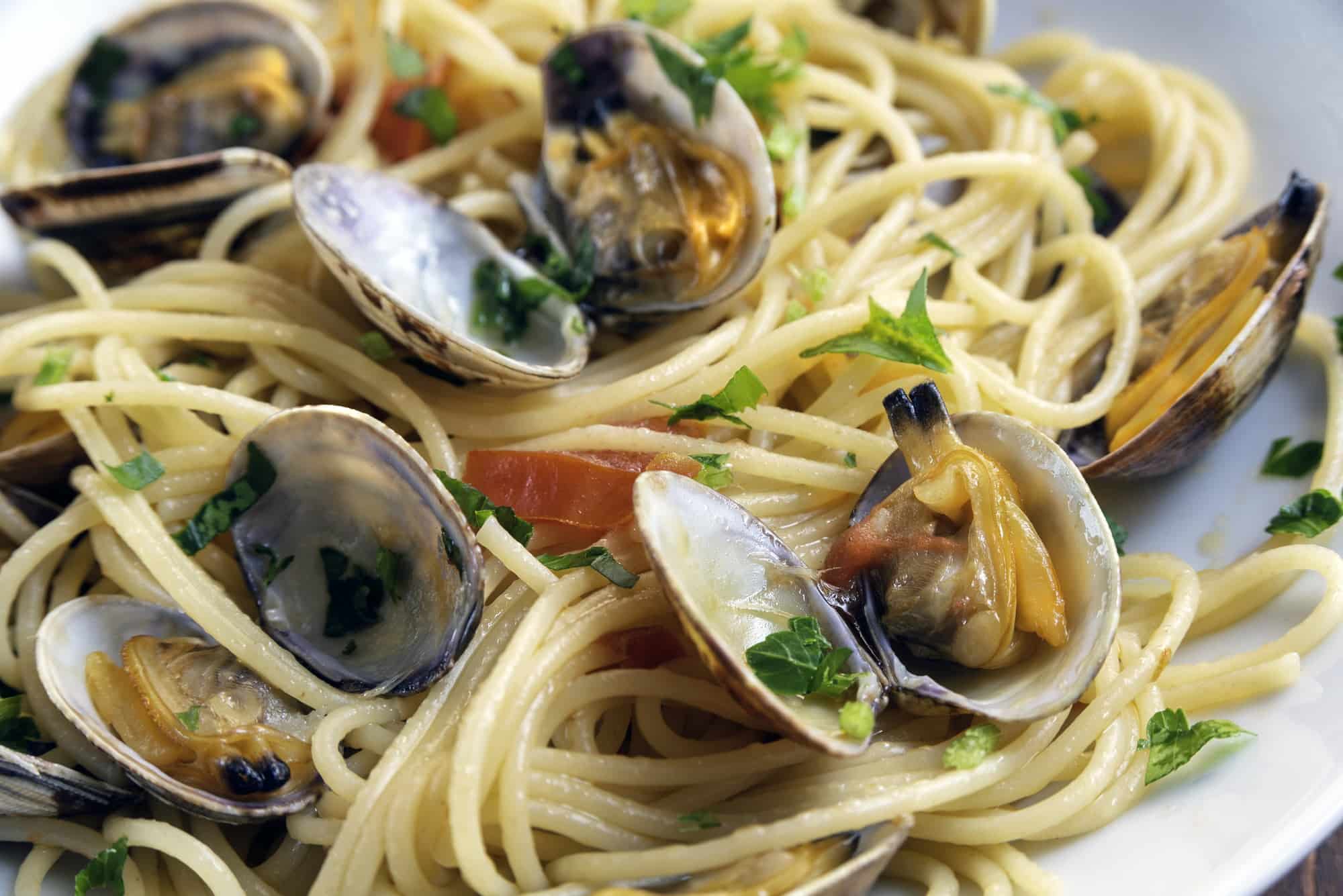 Lækker pasta med muslinger