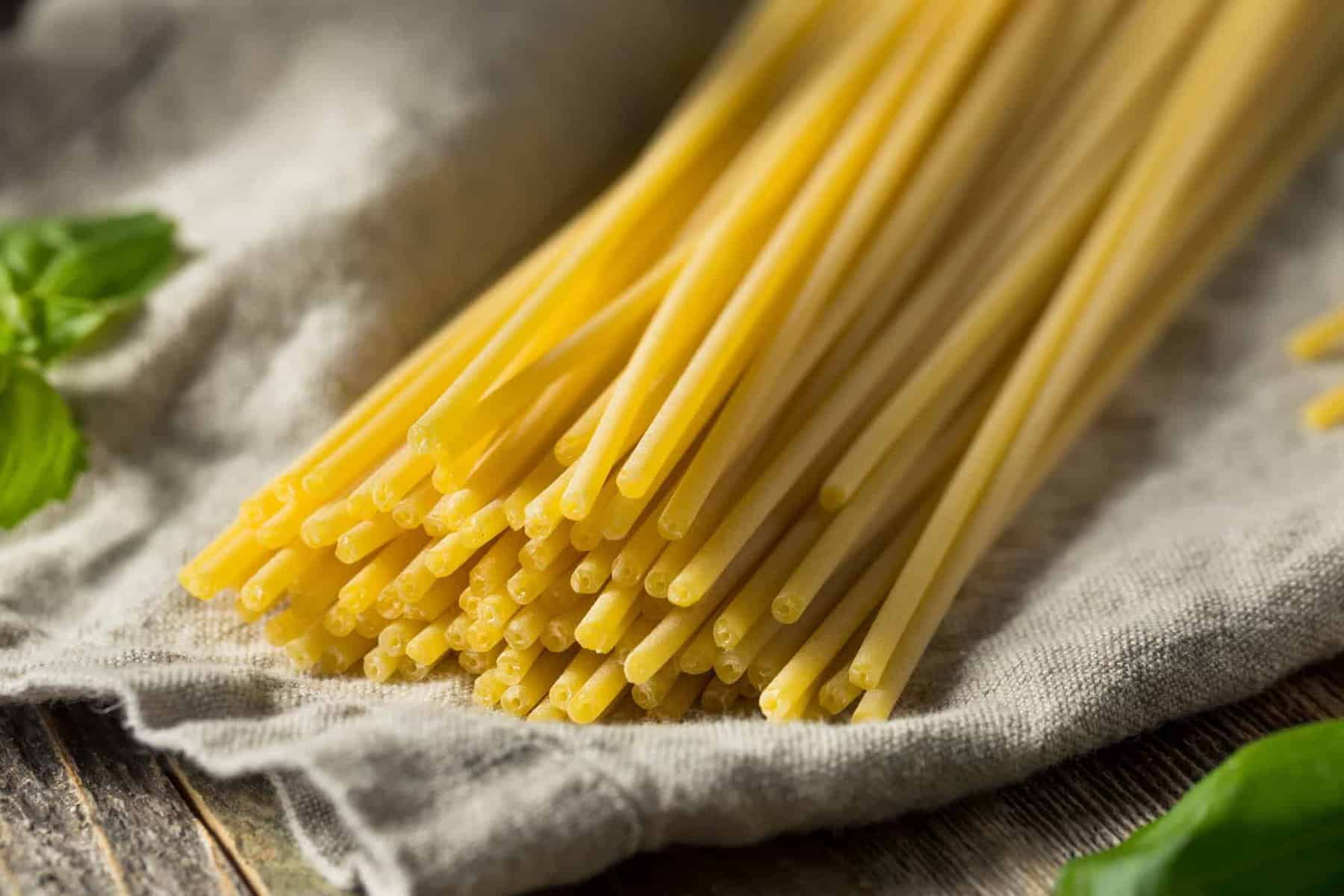 Raw Organic Bucatini Pasta