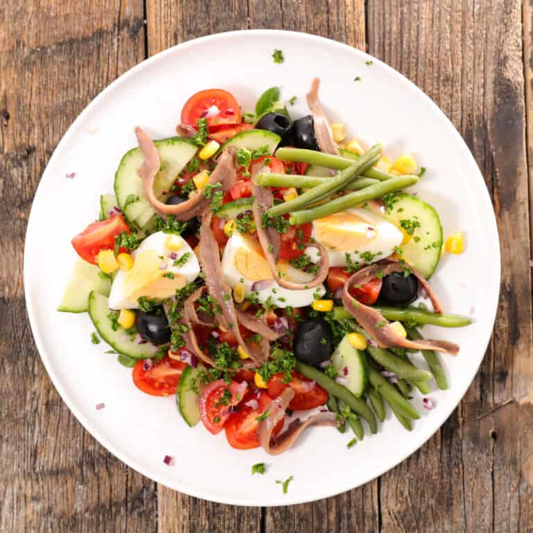 Ansjoser i salade nicoise