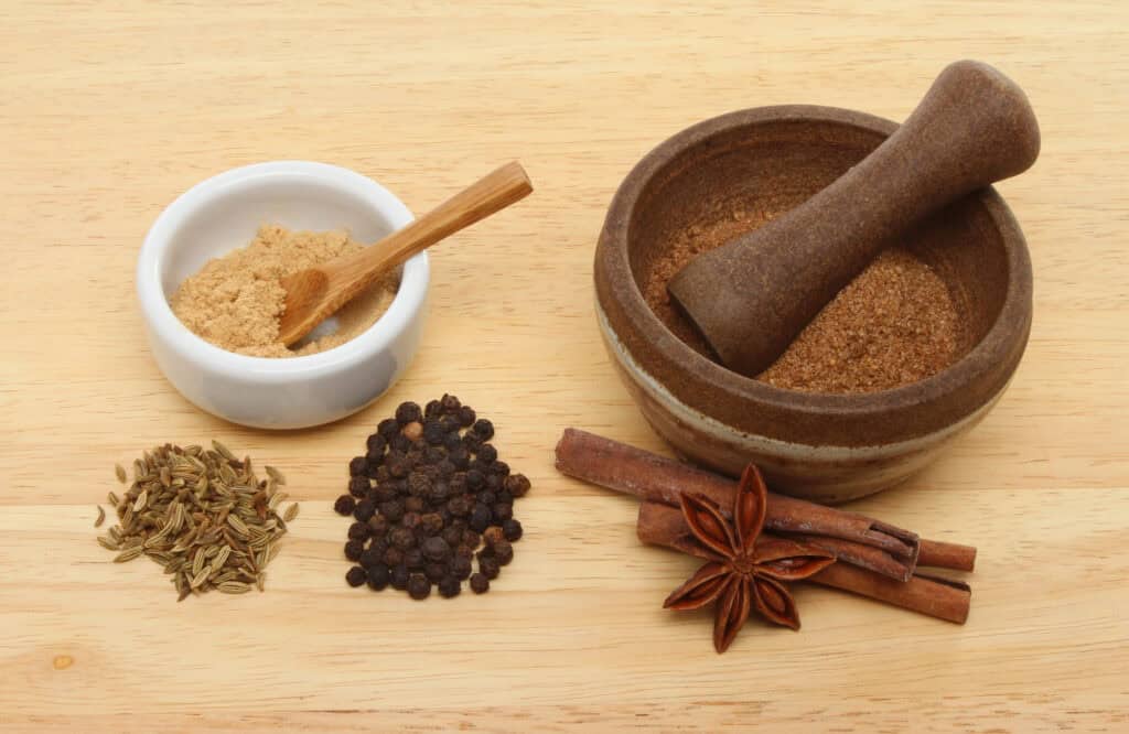 Kinesiske fem krydderi ingredienser. Five spice