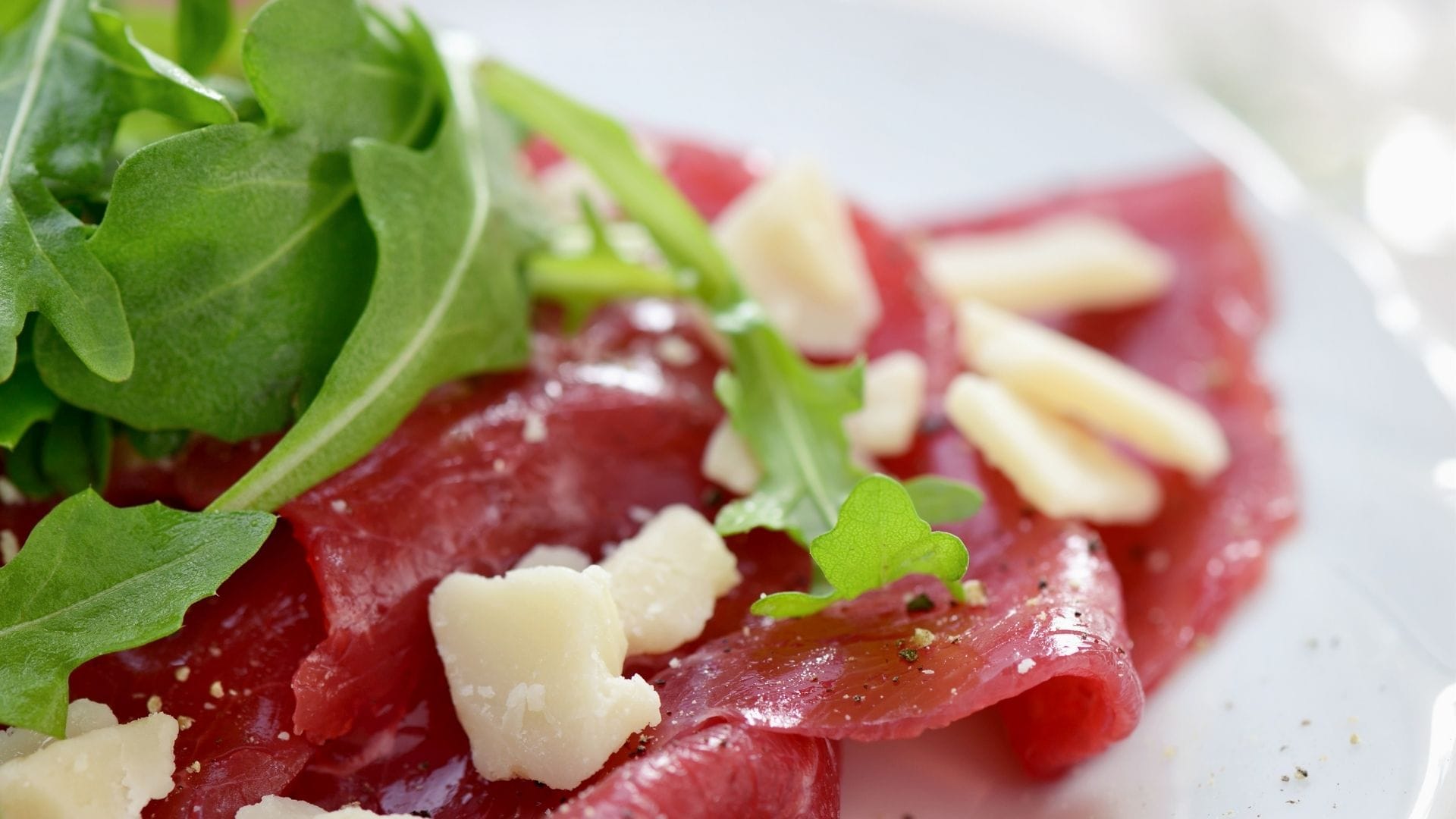Carpaccio med rucola
