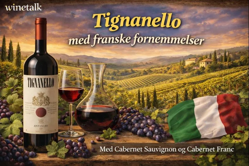 Tignanello, Toscana, Italiens vine